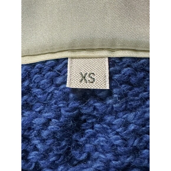 Kilronan Knitwear Sweater Cardigan Wool Ireland Cable Knit Royal Blue‎ Womens XS - Picture 5 of 5